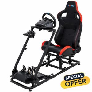 CXRCY Racing Simulator Cockpit with Professional Gaming Seat