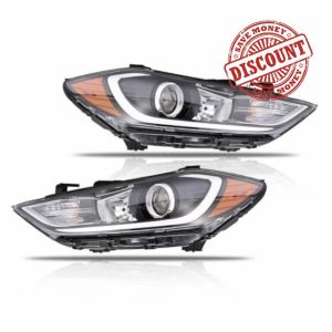 Headlight Assembly for 2017 2018 Hyundai Elantra (Not Fit Elantra GT Models)
