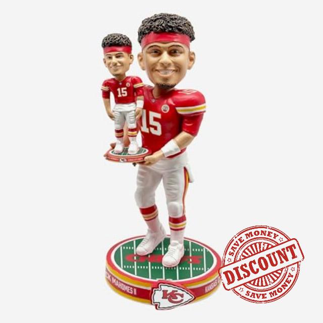 Patrick Mahomes Kansas City Chiefs Bobble Dubblz Bobblehead NFL