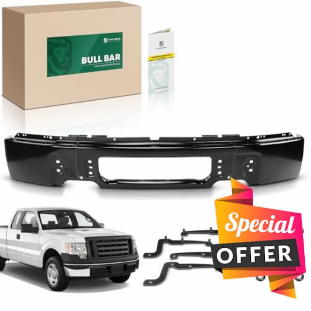 YHTAUTO Front Bumper Face Bar Compatible with Ford F-150 2009 2010 2011 2012 2013 2014