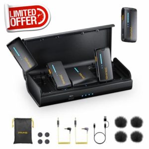 7RYMS iRay DW40 4-Channel Wireless Microphone for Cameras
