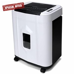 Aurora AU120MB 120-Sheet Auto Feed High Security Micro-Cut Paper Shredder / 30 Minutes (White/Black)