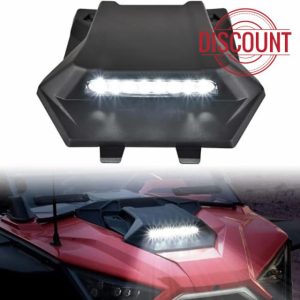 SAUTVS Sport Hood Scoop with LED Spotlight for Polaris RZR PRO XP/PRO R/Turbo R 2020-2024