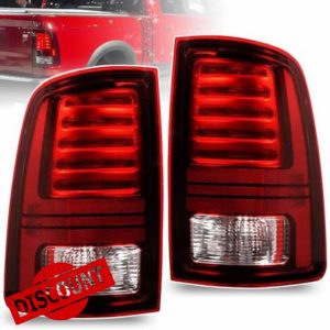 LED Tail Lights Compatible With 2013-2018 Dodge Ram 1500 2500 3500 Driver and Passenger Side Taillights Replace 68093081AB