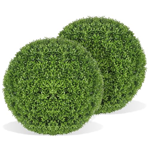 23" Faux Boxwood Balls for Backyard
