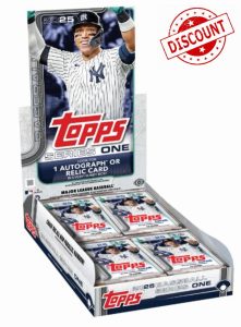 2025 Topps Series 1 Baseball Sealed Hobby Box (1 Autograph or Relic Per Box)