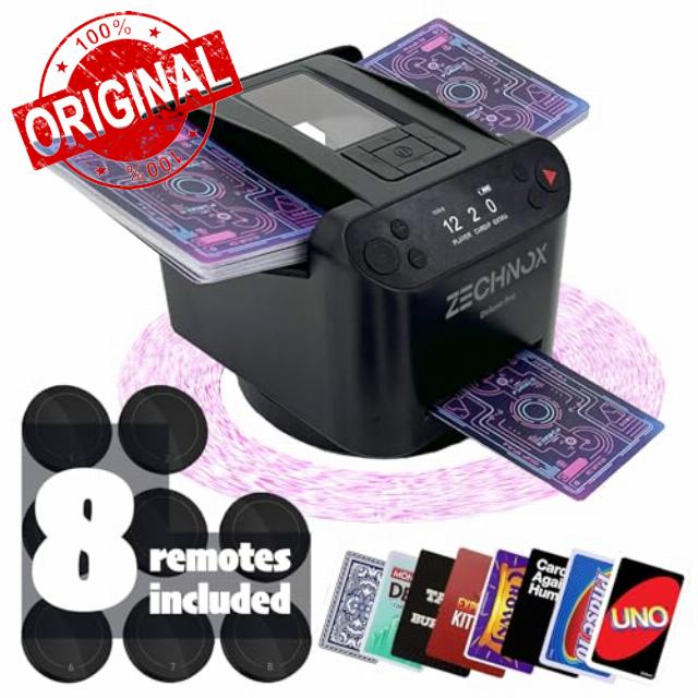 2025 New Smart 2-in-1 Automatic Card Shuffler and Dealer