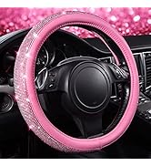 CAR PASS Bling Leather Car Mats Shining Diamond Floor Mats Crystal Rhinestones Sparkly Glitter C...