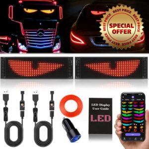 Rayhome 2PCS Synchronized Devil Eyes Light for Car