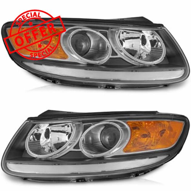 Headlights Assembly for 2007-2012 Hyundai Santa Fe
