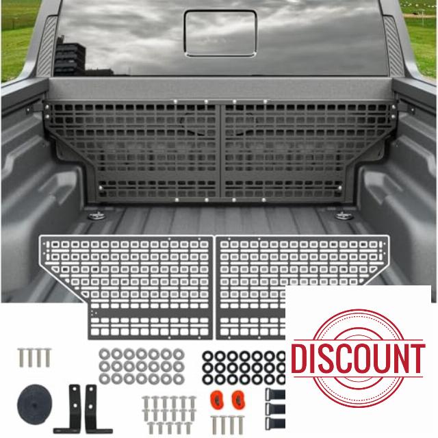 Front Bed Molle Panel Compatible with 2022-2025 Ford Maverick Molle Panel System Bed Molle Panel Replacement for 2022-2025 Ford Maverick Accessories