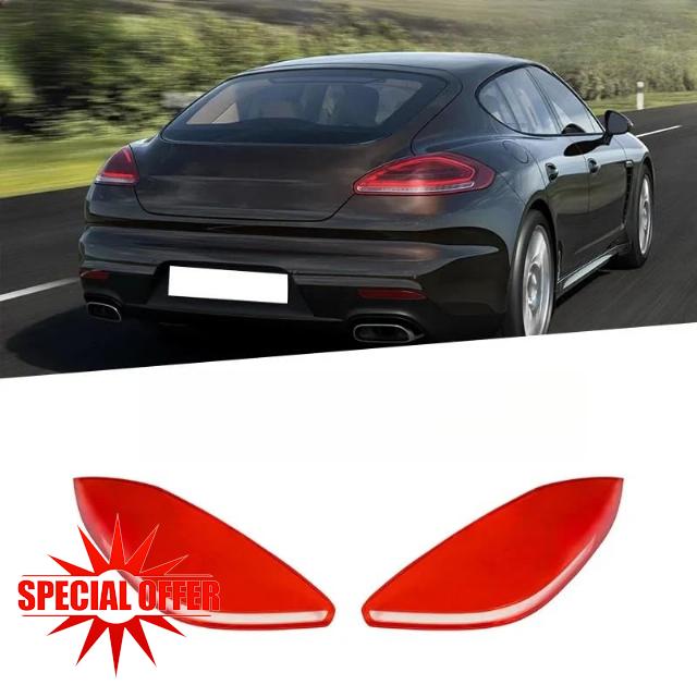 Rear Taillight Shell Cover Replacement Compatible For Porsche Panamera 2014 2015 2016 Tail Light Lamp Shell Cover Lid Brake Light Cover (LEFT-RIGHT)