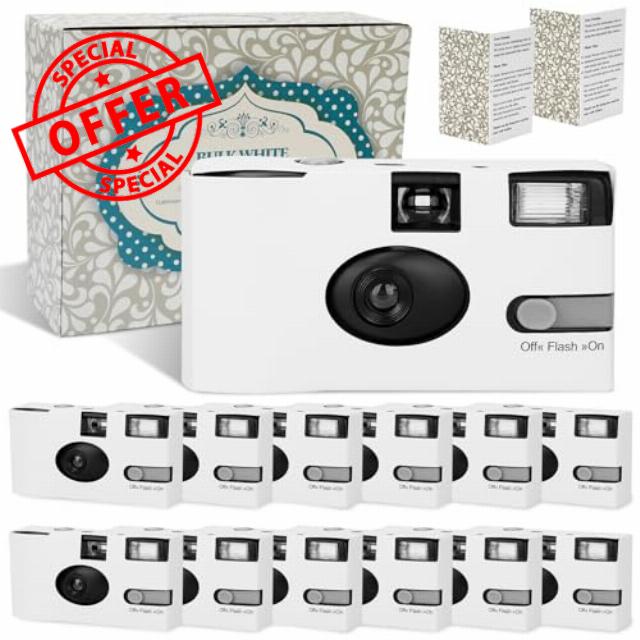 12 Pack Disposable Cameras for Wedding Bulk