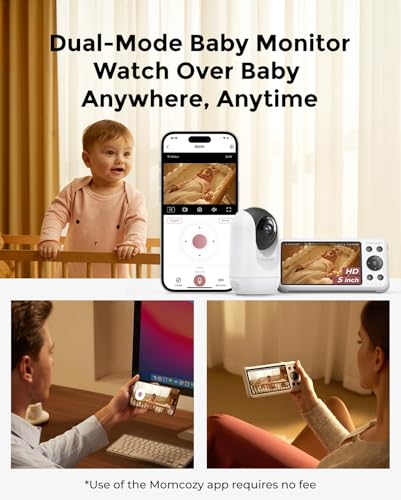 5“ 1080P Display with Photo & Video Recording