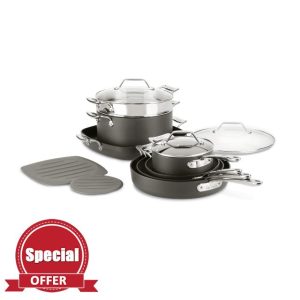 All-Clad Hard Anodized Nonstick Cookware Set