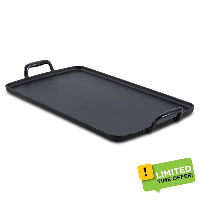All-Clad Enameled Cast Iron Plancha Griddle 11 x 19 Inch