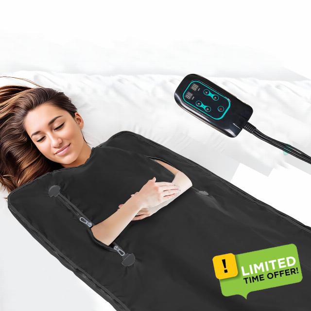 Far Infrared Sauna Blanket: Portable Sauna Blanket for Home Therapy-Infrared Blanket Sauna with 95–167 °F Temp Range