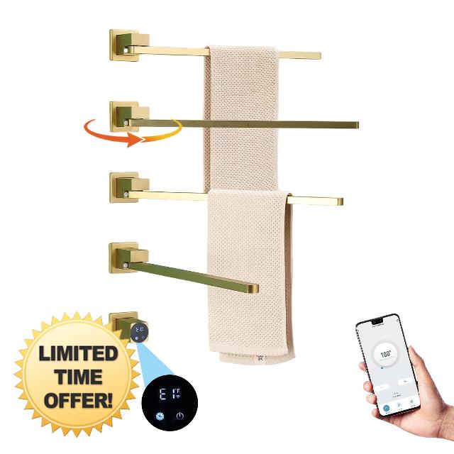 Smart WiFi Towel Warmer with Timer