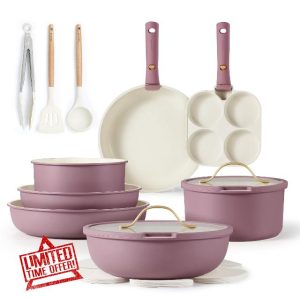 CAROTE 19pcs Pots and Pans Set