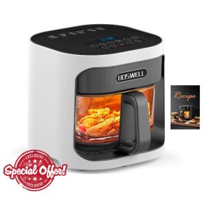 BOSWELL 4.5QT Glass Air Fryer