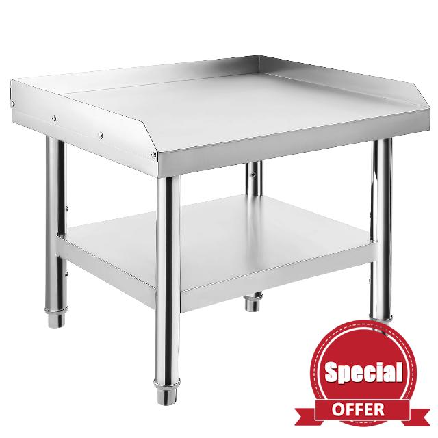 Stainless Steel Equipment Grill Stand Table 24x28x24 inch