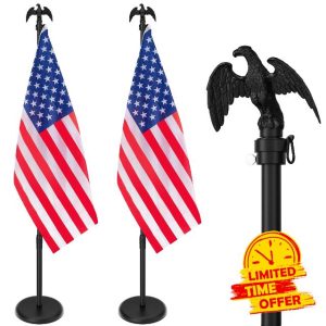 8 FT Indoor Flag Pole and Stand