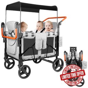 Deluxe Stroller Wagon for 4 Kids