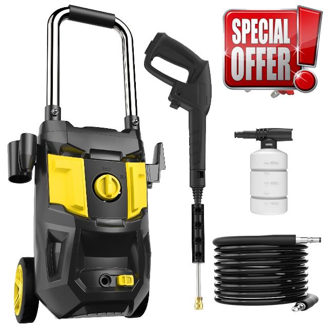 Buyplus Electric Pressure Washer - 4500PSI Max 2.8 GPM Power Washer with 35FT Power Cord
