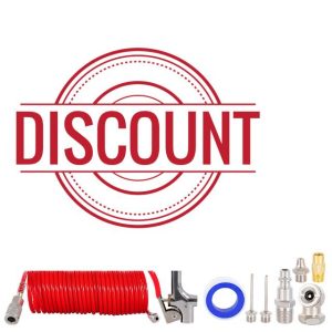 Air Compressor 3 Gallon Portable Pancake Oil-free Tank with 11 PCS Accessories Kit