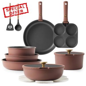 CAROTE 19pcs Pots and Pans Set