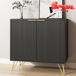 Fluted Storage Cabinet