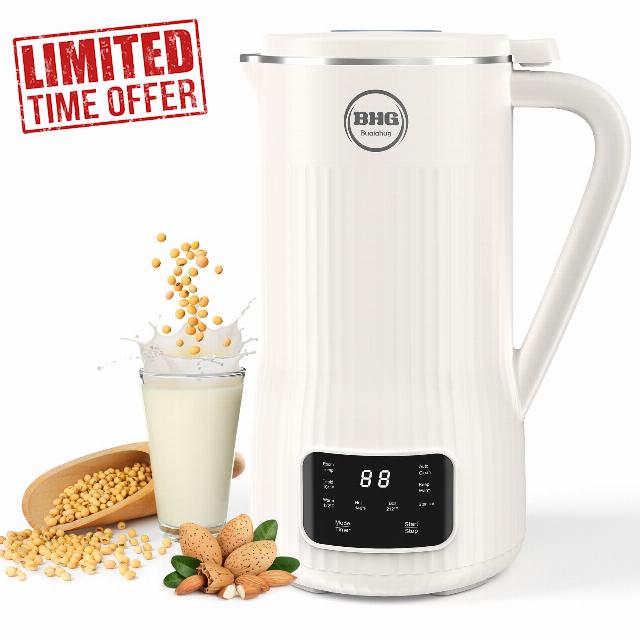 20oz Nut Milk Maker Machine - Multi-Functional Automatic Almond with 10 Blades