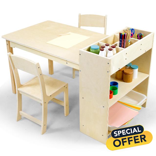Kids Art Table and Chair Set
