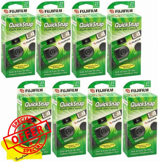 Fujifilm QuickSnap Flash 400 One Time Use 35mm Camera with Flash