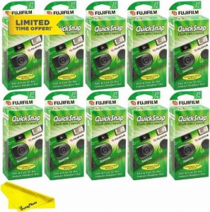 Fujifilm QuickSnap Flash 400 One Time Use 35mm Camera with Flash