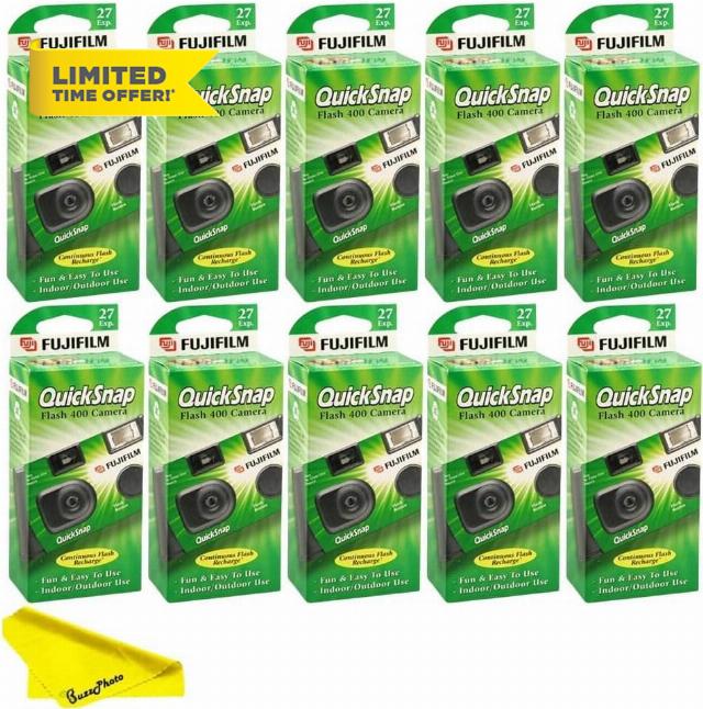 Fujifilm QuickSnap Flash 400 One Time Use 35mm Camera with Flash