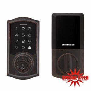Kwikset SmartCode 270 Keyless Entry Electronic Touchpad Deadbolt Door Lock with Auto-Lock