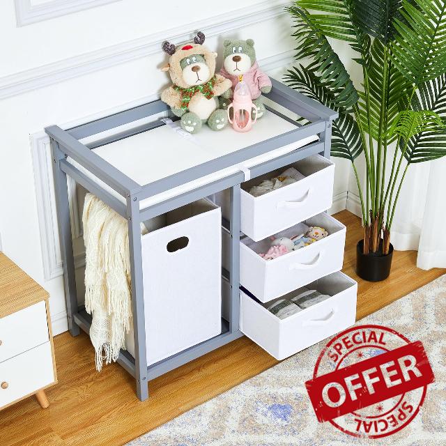 Wooden Baby Changing Table