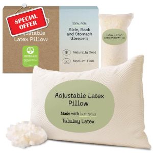 Coop Home Goods Adjustable Latex Pillow Queen
