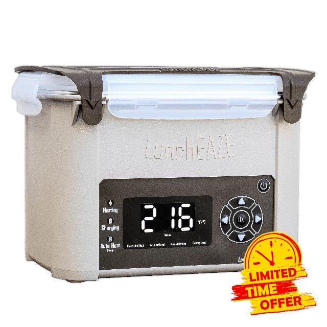 LunchEAZE Core Gen 2 Cordless Heated Lunchbox – Battery-Powered