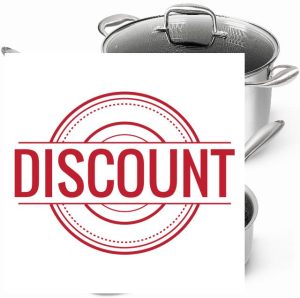 MICHELANGELO 6 Pcs Tri-ply Stainless Steel Pot Set