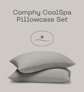 Comphy by Coop SoftSpa Pillowcase Set of 2, White Super Soft Pillow Cases Queen, Pillow Cases, Lu...