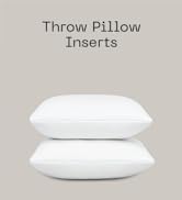 Coop Home Goods Throw Pillow Covers Set of 2 18 x 18 Inches White 100% Organic Cotton, Decorative...