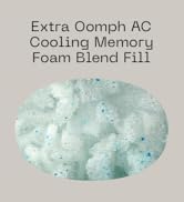 Coop Home Goods Oomph Cool+ Pillow Fill, Gel-Infused, Plus Shaped Memory Foam Filling for 50% Mor...