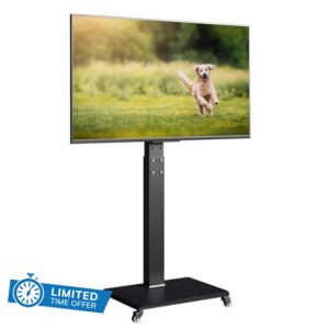 Rolling TV Stand for 32 to 65 70 75 Inch TVs