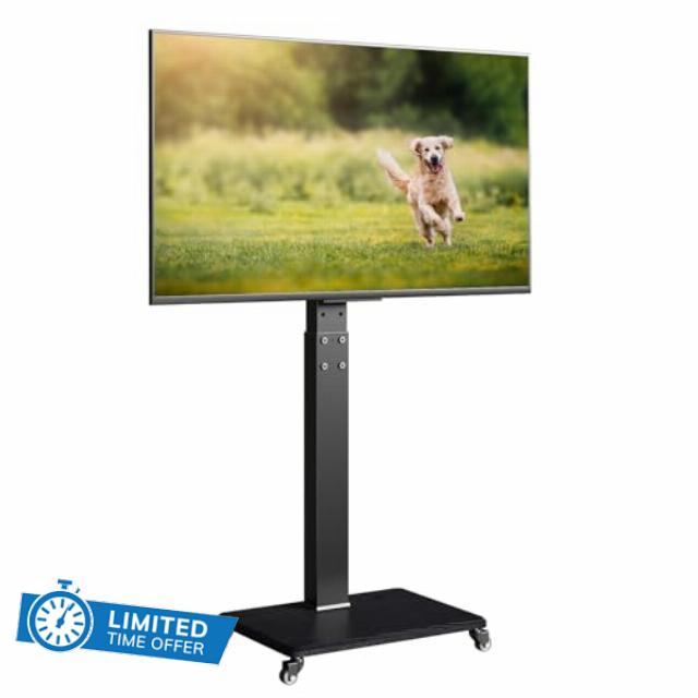 Rolling TV Stand for 32 to 65 70 75 Inch TVs