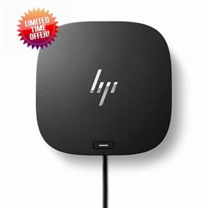 HP USB-C Dock G5-11 in 1 Adapter for Both USB-C and Thunderbolt-Enabled Laptops
