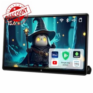 15.6 inch Portable Android Car Headrest TV