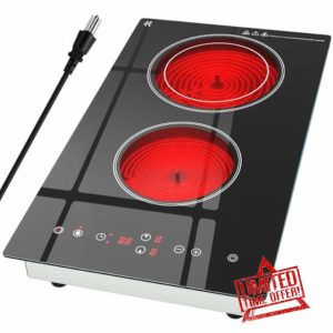 Electric Cooktop 2 Burner