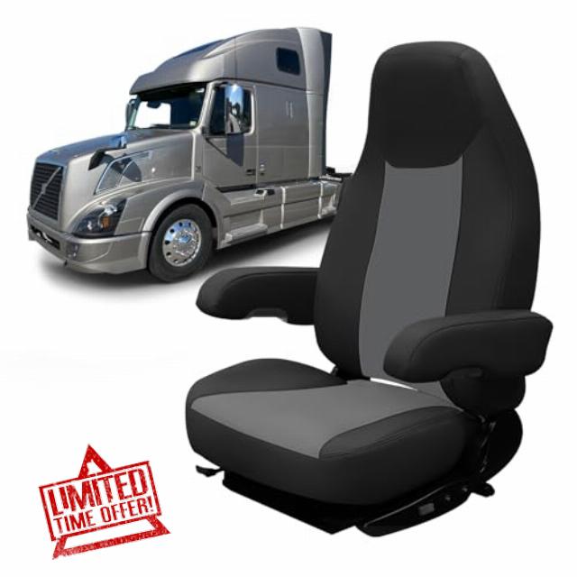 Leather Seat Cover Compatible with Volvo VNL